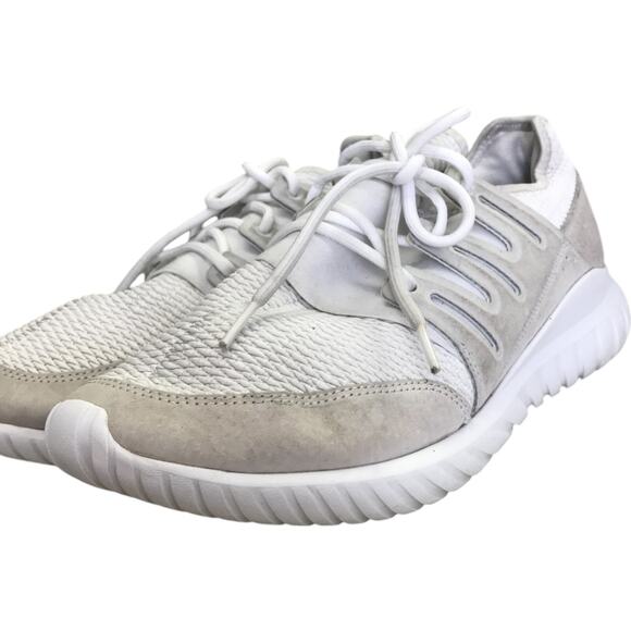 adidas Tubular Radial Sneaker Running Shoes Mens Size 10.5 White Light Grey main image 8